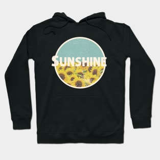 Sunshine Vintage Sunflower Hoodie